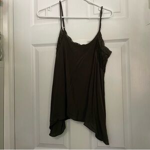 Intimately Free People Black Lacey Camisole Tank Top Extra Small